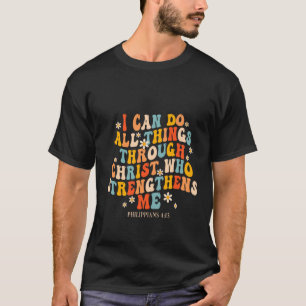 Christlich kann ich alles durch Christus Groov tun T-Shirt