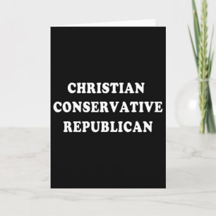 Christlich-konservativer Republikaner Karte
