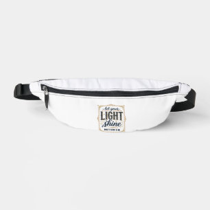 Christlich Lass Dein Licht Scheinen Matthäus 5_16  Bauchtasche