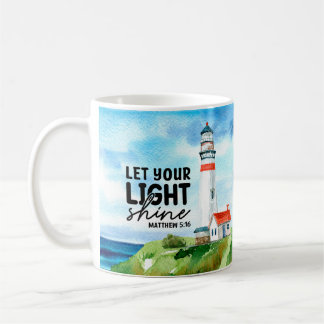 Christlich Lass Dein Lichtschlauch Matthew 5 : 16 Kaffeetasse
