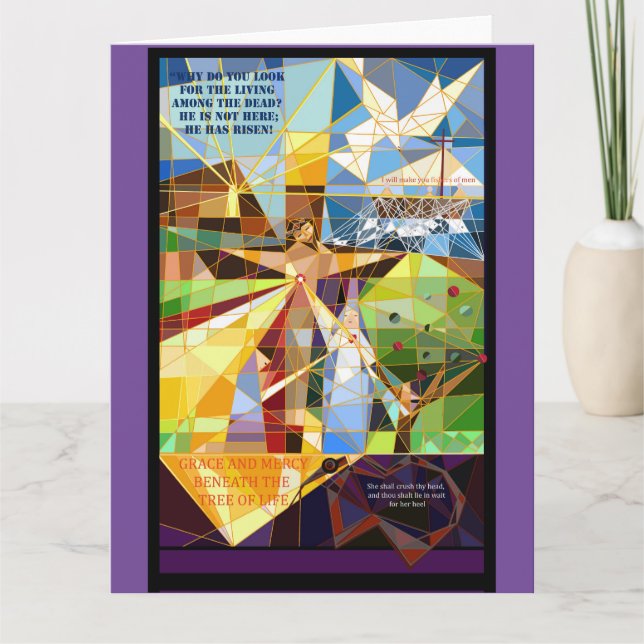 Christlich Late Easter Holiday Card Karte (Vorderseite)