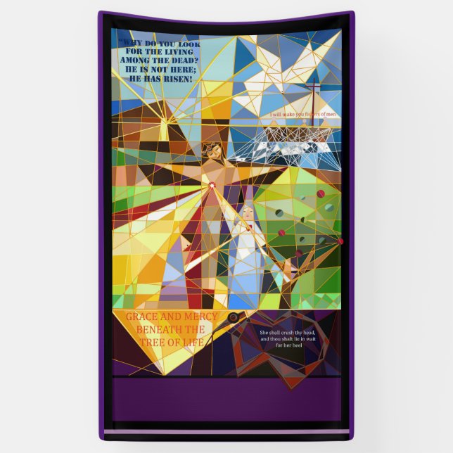 Christlich Lent Easter Banner (Vertikal)
