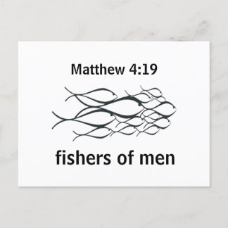 Christlich | Matthew 4:19 Postkarte