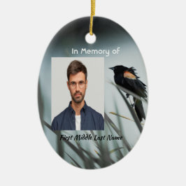 Christlich Memorial Keepake Red-wing Blackbird Keramik Ornament