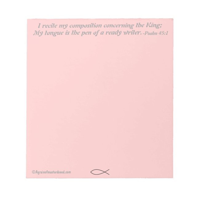 Christlich Notizblock (Vorderseite)