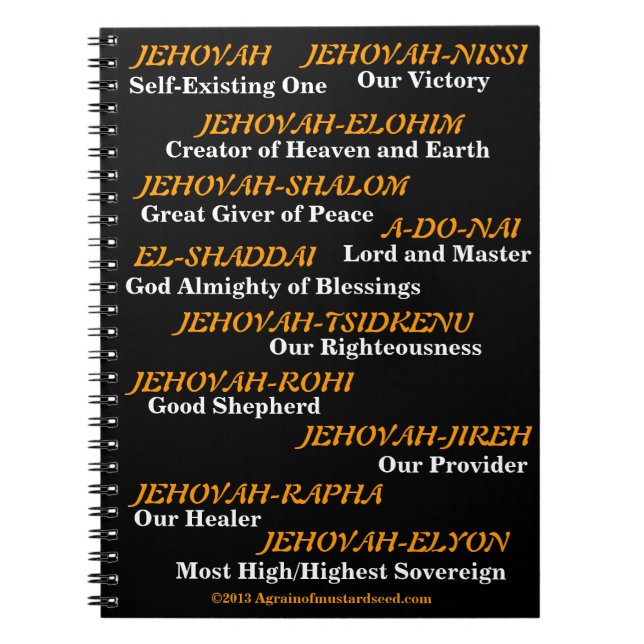 Christlich Notizblock (Vorderseite)