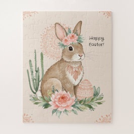 Christlich Oaster Bunny Boho Pastel Puzzle