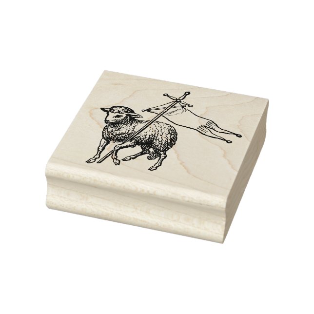 Christlich Pascal Lamb/Agnus Dei (keine Wolken) Gummistempel (Stempel)