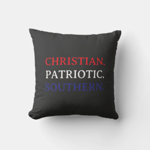 Christlich. Patriotisch. Südstaaten. Kissen
