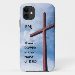 Christlich   POWER IM NAMEN JESUS   Blau Case-Mate iPhone Hülle