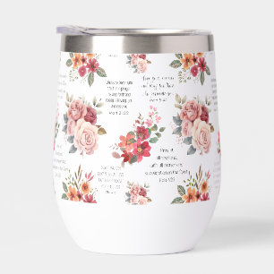 Christlich PRAYER Peach floral
