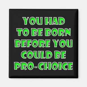Christlich Pro-Choice Anti-Abortion Wähle das Lebe Magnet