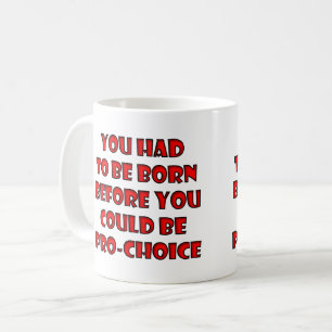 Christlich Pro-Wahl Anti-Abtreibung Wähle Leben Kaffeetasse