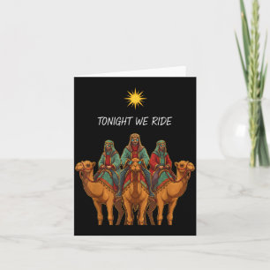 Christlich reiten wir heute Abend 3 Weise Männer W Karte