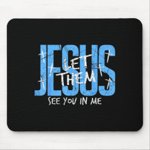 Christlich religiös Sie sehen mich dankbar Thanksg Mousepad