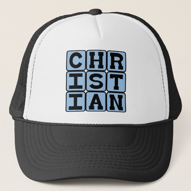 Christlich, religiöses Mitglied Truckerkappe (Vorderseite)