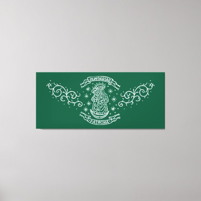 Christlich-religiöses Motiv mittelalterliche Jungf Leinwanddruck (Vorderseite)