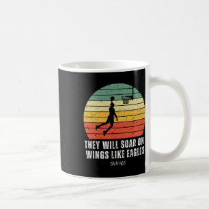 Christlich Retro Bysketbyll Verse Men Boys Kids Ra Kaffeetasse