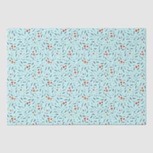 Christlich-rote Beeren-Muster moderne, trendige Mi Seidenpapier