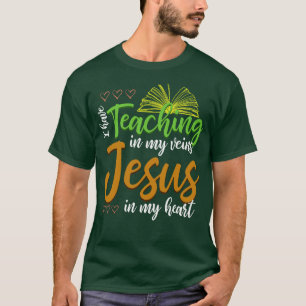 Christlich School Lehrer beten Jesus Christus T-Shirt