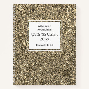 Christlich SCHREIBEN SIE DAS VISION-KONTAKTIERBEIG Notizbuch