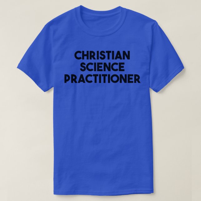 Christlich Science Practitioner Premium T-Shirt (Design vorne)