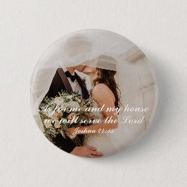 Christlich Scripture Wedding Foto Button