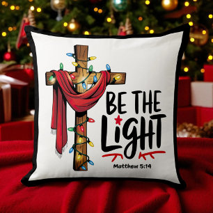 Christlich - Sei das Licht - Weihnachten Kissen