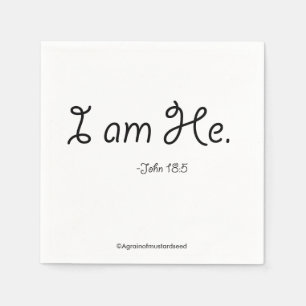 Christlich Serviette