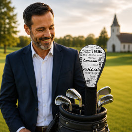 Christlich siebzehn Namen Jesu Golf Headcover