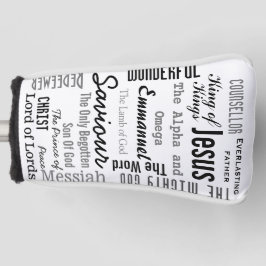 Christlich siebzehn Namen Jesu Golf Headcover