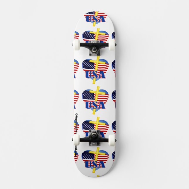 Christlich Skateboard (Vorderseite)