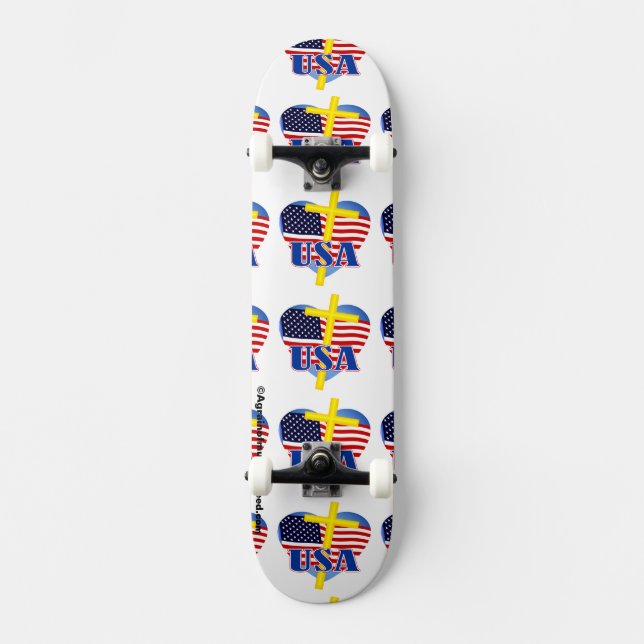Christlich Skateboard (Vorderseite)
