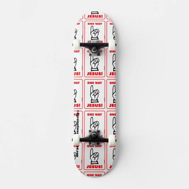 Christlich Skateboard (Vorderseite)