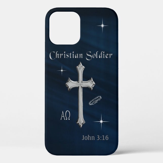 christlich Soldier Case-Mate iPhone Hülle (Rückseite)