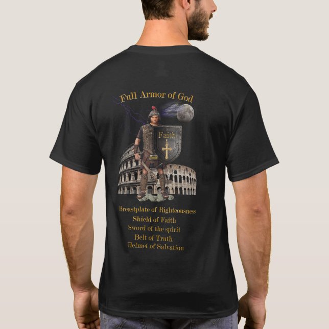 Christlich Soldier T-Shirt (Rückseite)