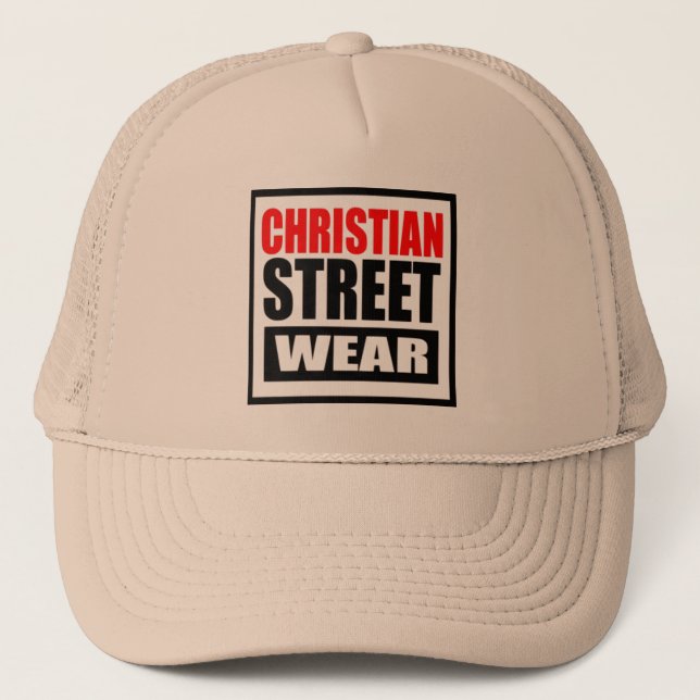 Christlich Street Wear  Truckerkappe (Vorderseite)