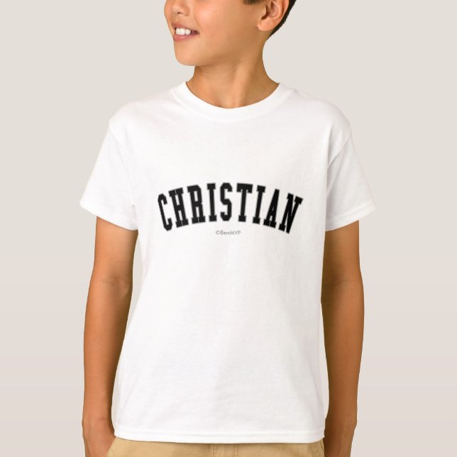 Christlich T-Shirt (Vorderseite)