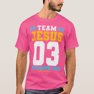 Christlich - Team Jesus 03 Faith Hope Liebe T-Shirt