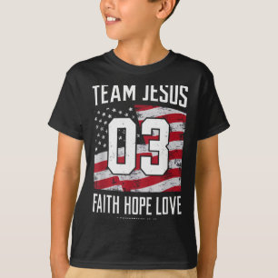 Christlich - Team Jesus 03 Glaube Hoffnung Liebe T-Shirt