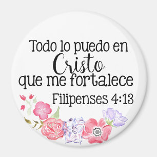Christlich Todo Lo Puedo Cristo Philippenses 4:13 Magnet