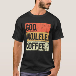 Christlich Ukulele Player Worship Ukulele Church V T-Shirt