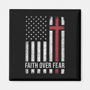 Christlich Us Usa-Flagge Amerikanisch Christ Glaub Magnet