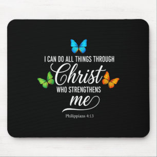 Christlich USA-Flagge Amerikanisch Christ Glaube C Mousepad