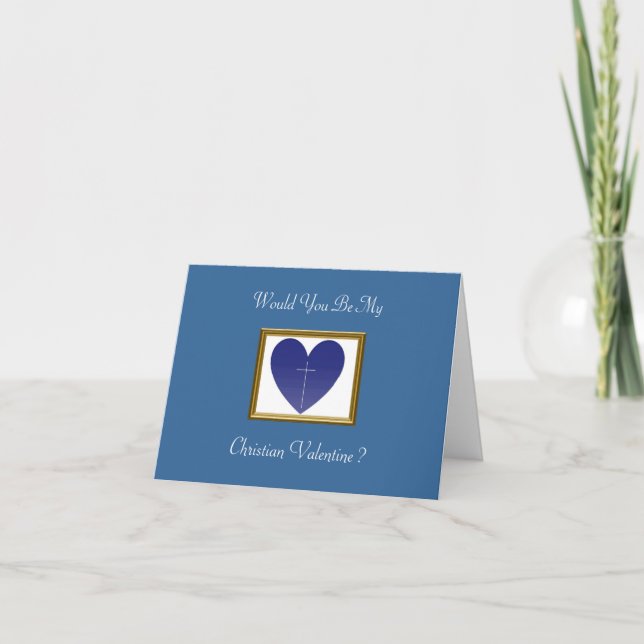 Christlich Valentine Feiertagskarte (Vorderseite)