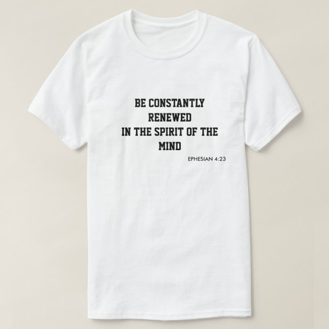 CHRISTLICH, VERLÄNGERN SIE IHREN MINDESTABSATZ T-Shirt (Design vorne)