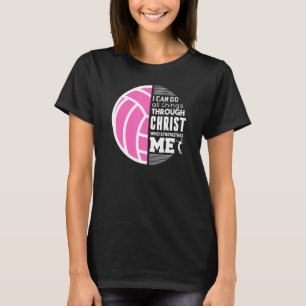 Christlich Volleyball Ich kann alles machen Philip T-Shirt