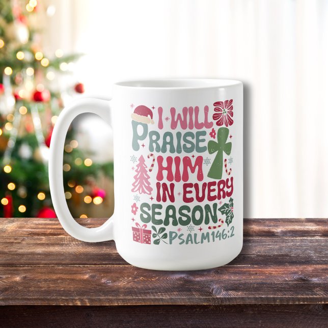 Christlich werde ich ihn jedes Jahr Weihnachten lo Kaffeetasse (Von Creator hochgeladen)
