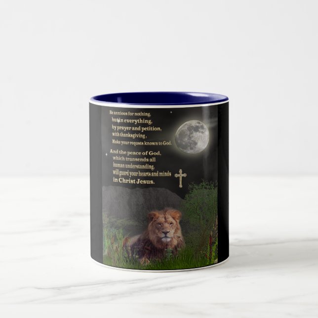 christlich zweifarbige tasse (Mittel)