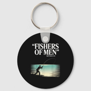 Christliche Angler Fischer der Menschen Matthäus 4 Schlüsselanhänger